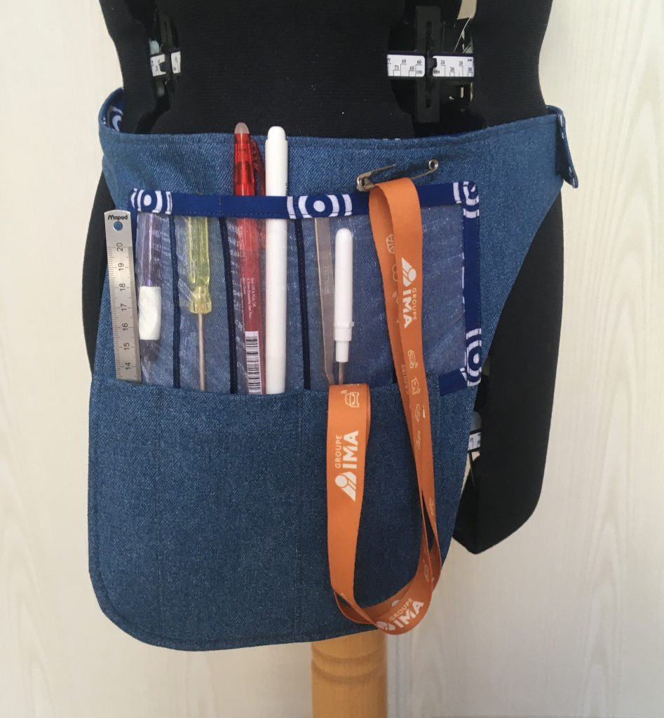 Tablier de couture avec poches - Swaze créations